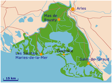 camargue map